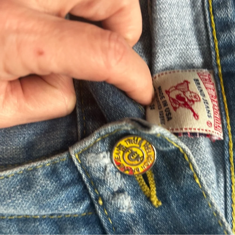Men’s True Religion Bobby straight jeans size 34